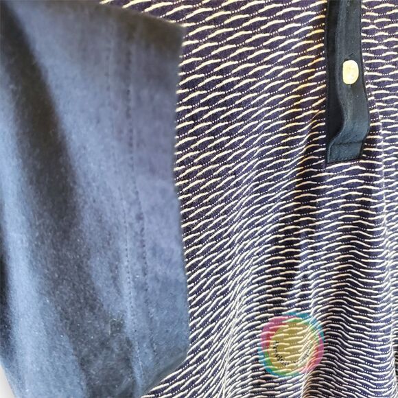 Original Penguin Polo Shirt Mens M Golf Preppy Geometric Weave Heritage Slim Fit - Picture 7 of 11